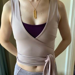 Lululemon Twist Me Up Crop Tank size 2